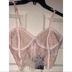 Forever 21 Pink Lacey Bralette
